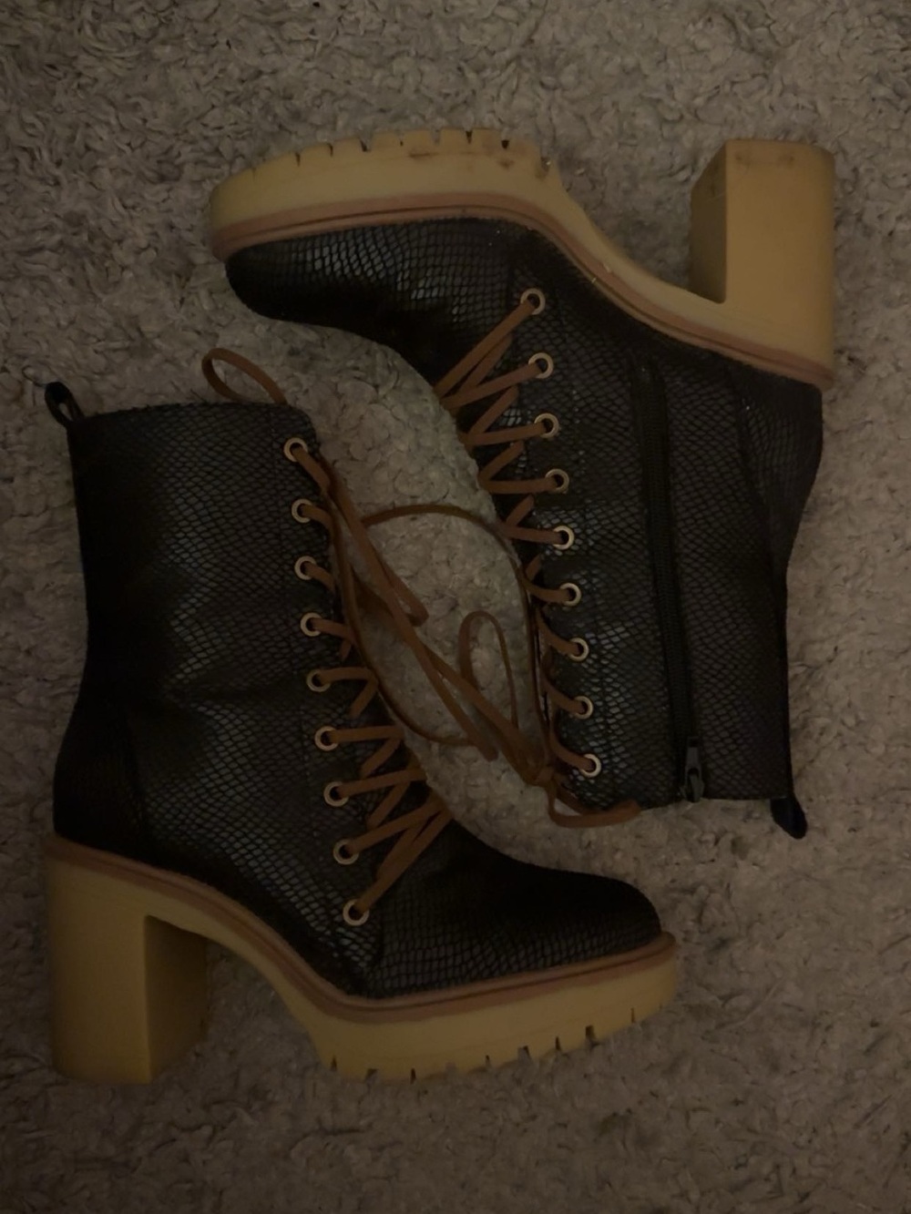 oasis society lace up boots